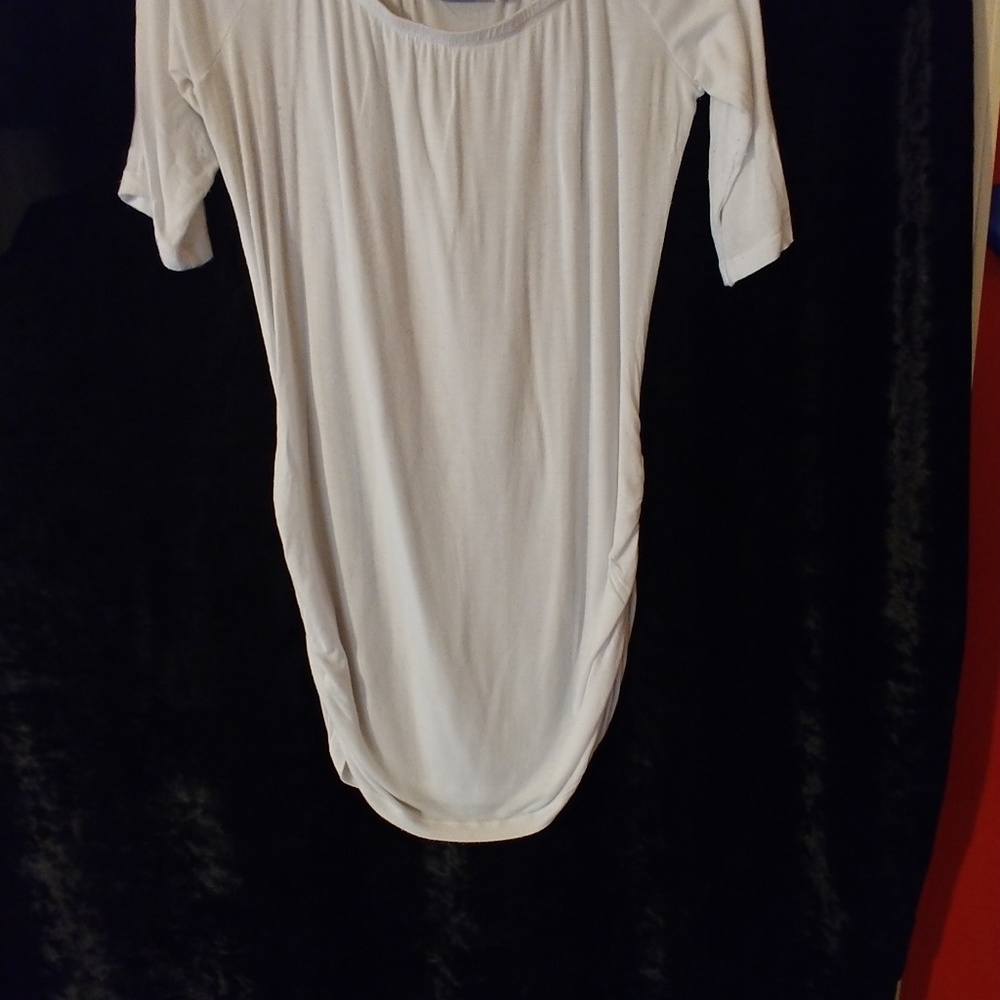 White fitted shirt